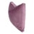 Mauve Box Pillow With Feather Down Insert For Sale