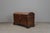 Biedermeier Round-Topped Chest in Brass, Iron and Oak For Sale - Image 5 of 18