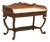 Italian Empire Desk in Walnut with Marble Top For Sale