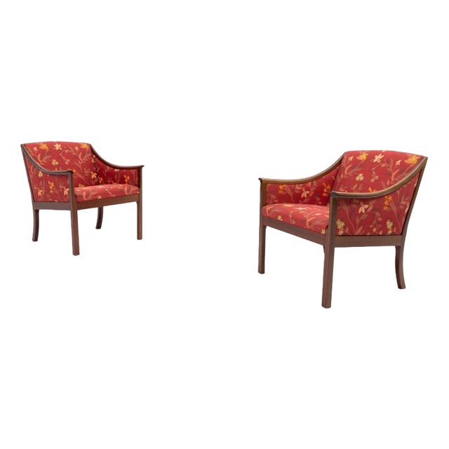 Armchairs by Wanscher for P. Jeppensen, Set of 2 For Sale