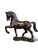 An impressive large cast-bronze horse sculpture, beautifully modelled in a proud and animated stance with one foreleg...
