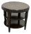Scallop Edge Tiered Side Table, Vintage For Sale
