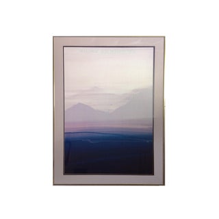 Vintage Modern Seascape Minimalist Fine Art Poster by Doug Danz For Sale