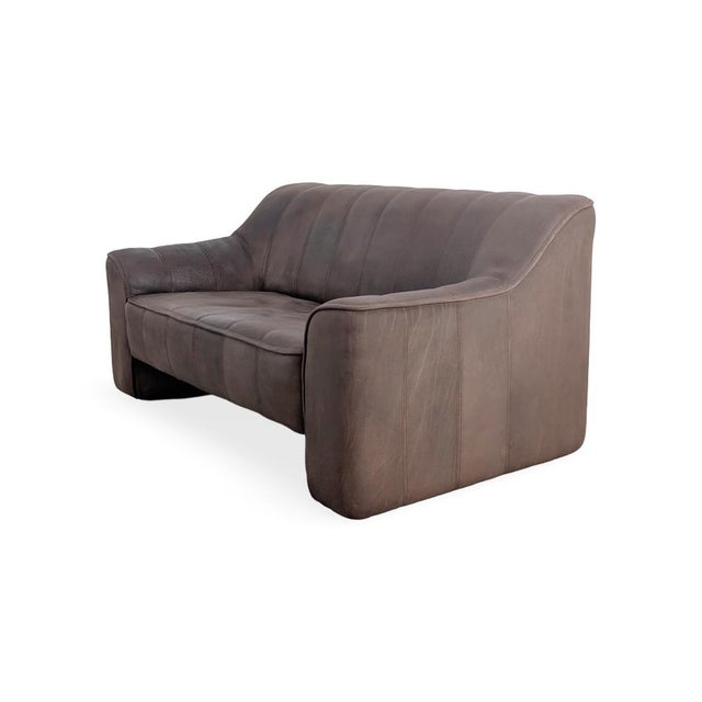 Vintage DS44 Two-Seater Sofa in Buffalo Leather from de Sede For Sale - Image 4 of 10