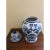 Blue Chinoiserie Large Blue and White Porcelain Ginger Jar For Sale - Image 8 of 8