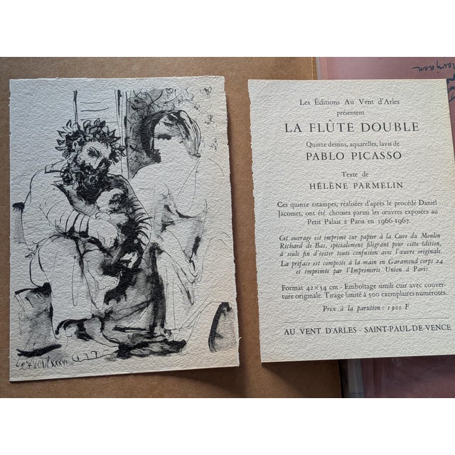 Modern Pablo Picasso, Family Scene, 1967, Lithograph For Sale - Image 3 of 7