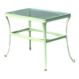 Vintage Boho Brown Jordan “Florentine” Side Table For Sale