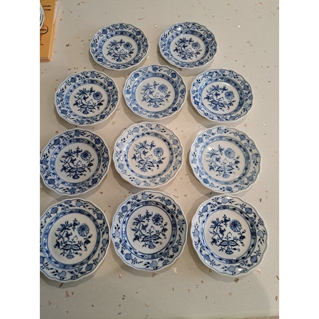 Set of 11 Meissen plates Excellent condition - No chips, cracks or glazing issues Family collection Other pieces available