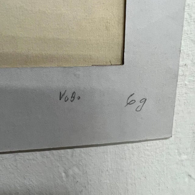 Maria Teresa Vieyra Rincon Original Abstract Art Paper Engraving 6/25 Pez Fish For Sale - Image 11 of 13