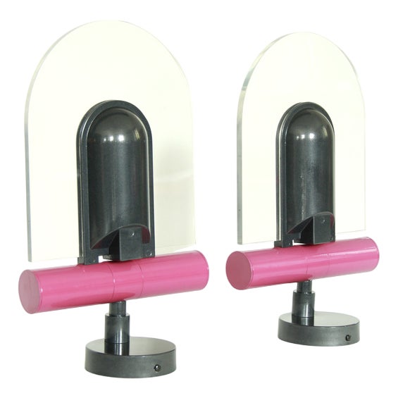 Vintage Postmodern Wall Lamps from Bilumen, Italy, 1990, Set of 2 For Sale