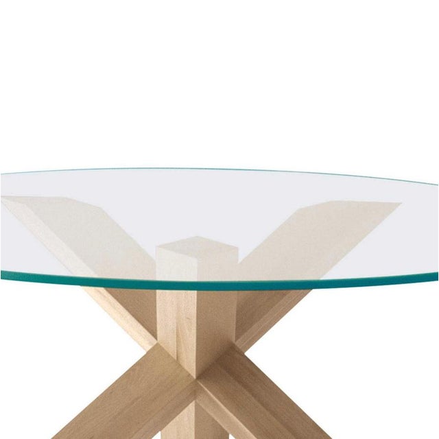 La Rotonda Table in Wood and Glass by Mario Bellini For Sale - Image 3 of 11