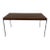 1960s Rosewood & Steel Coffee Table by Uno & Östen Kristiansson for Luxus For Sale
