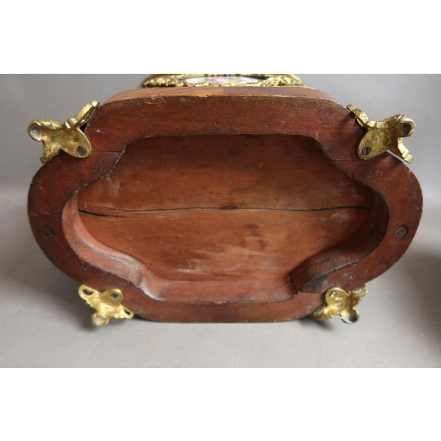 Wood 19th Century Jardinière in Wood and Gilt Bronze For Sale - Image 7 of 13