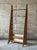 Stylish French atomic bookcase or etagere in blond oak. Designed by Pierre Cruège, circa 1955 with simple construction,...
