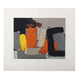 Zulmiro De Carvalho, Composition, 1985, Screenprint For Sale