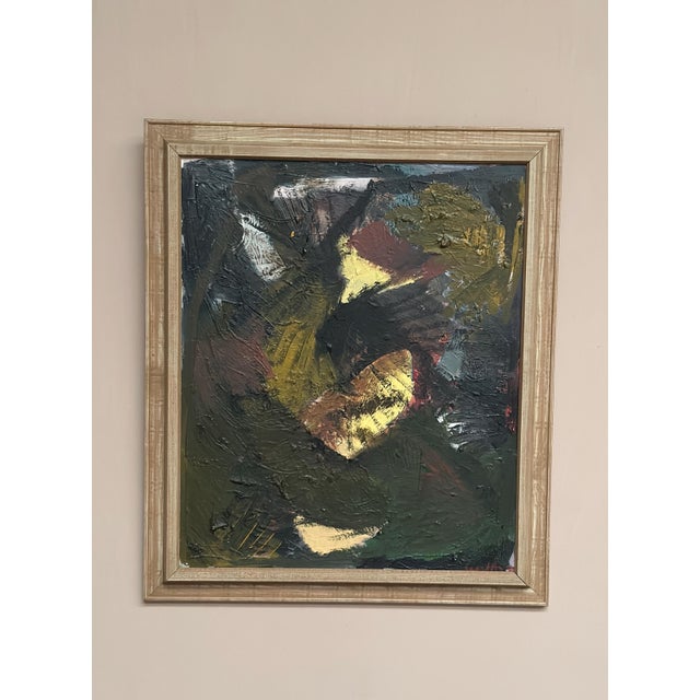 1950s Curt Agge, Composition, 1959, Oil on Canvas, Framed For Sale - Image 5 of 15