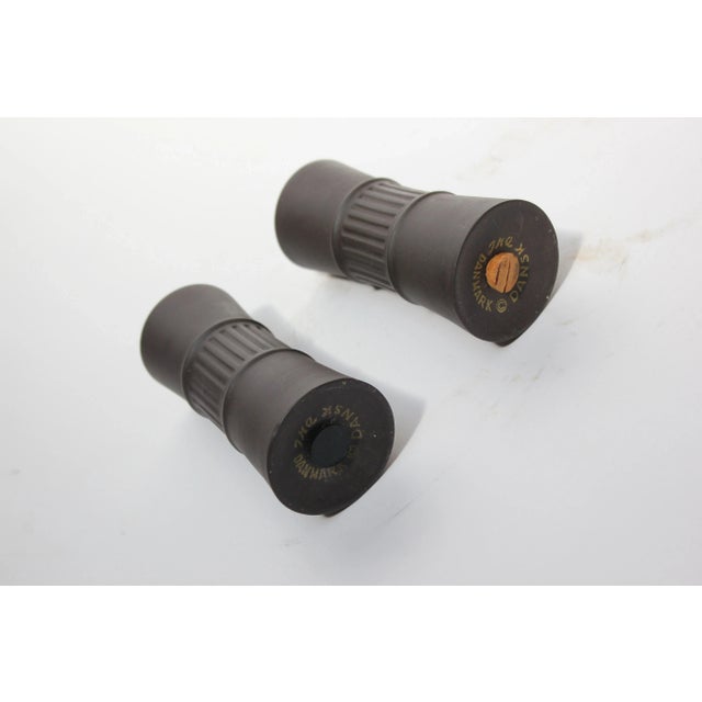 Mid-Century Modern Early Jens Quistgaard for Dansk Flamestone Salt and Pepper Shakers For Sale - Image 3 of 12