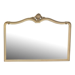 Vintage Drexel French Shabby Chic Style Wall Mirror For Sale