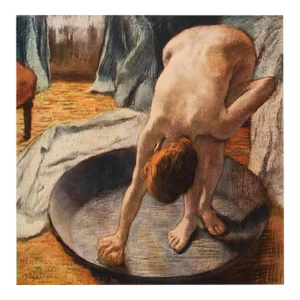 1952 After Edgar Degas "The Tub", First Edition Vintage Print