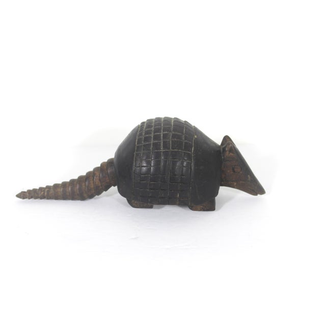 This hand carved wood armadillo is so fun! Perfect for your eclectic decor. Great on a desk as a paper weight or on your...