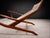 Brazilian Modern Chaise Lounge in Caviúna Wood & Fabric by Pierre Weckx, Brazil, 1950s — Lot 573A For Sale - Image 16 of 17