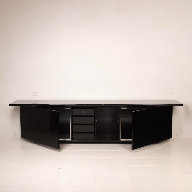 Giotto Stoppino Sheraton Sideboard by Giotto Stoppino for Acerbis, 1977 For Sale - Image 4 of 18