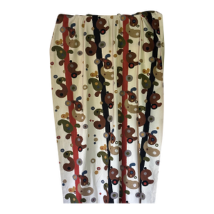 Clarence House Wool on Cotton Abstract Crewelwork