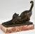 Art Deco Bronze Cat Bookends by Louis Riche for Patrouilleau Foundry, 1920s, Set of 2 For Sale - Image 6 of 13