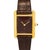 Modern Vintage Ladies Cartier Tank Vermeil 21mm 366001 Bordeaux 925 Gold Plaque Watch For Sale - Image 3 of 11