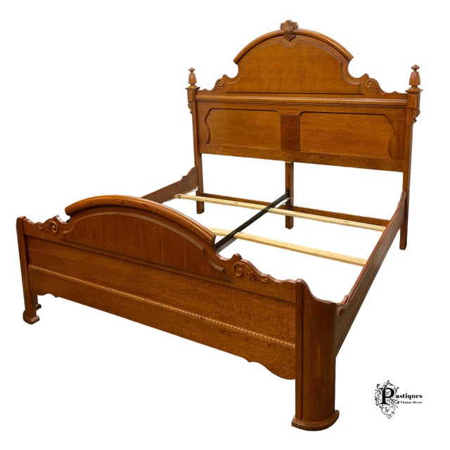 Vintage Lexington Victorian Mansion Sampler Collection Solid Oak King