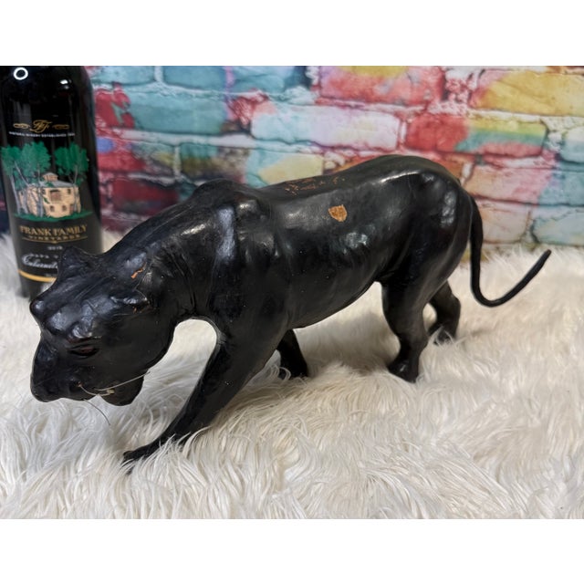 Mid-Century Modern Vintage Black Panther For Sale - Image 3 of 7