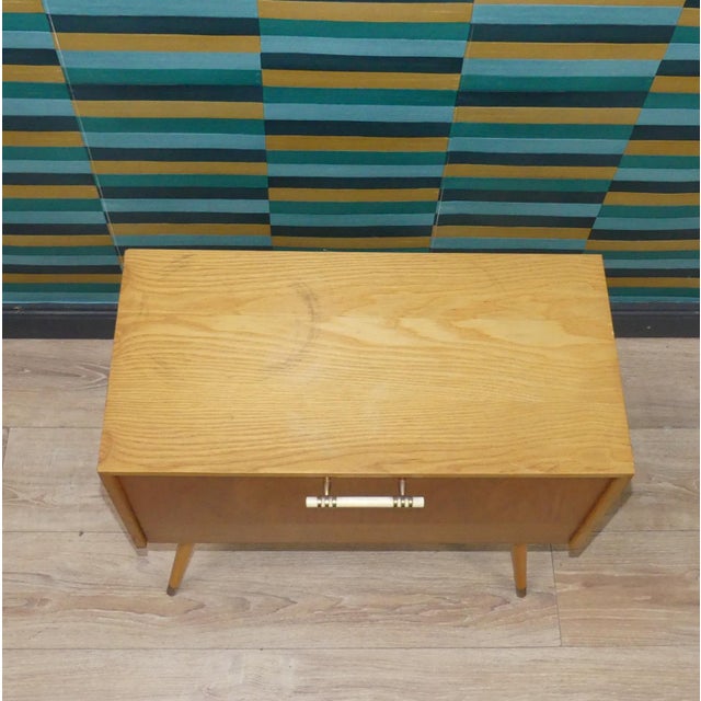 Mini Chest of Drawers with Drop-Down Compartment, 1950s For Sale - Image 11 of 13