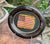 Very nice vintage American parade flag with beautiful colors, and gold fringe. In very nice antique frame. Flag 1940 Frame...