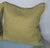 Contemporary Pair of Olive Green Linen Pillows With Unique Sheen For Sale - Image 3 of 4