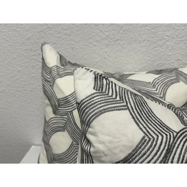 Thom Filicia Home for Eastern Accents Veer Throw Pillows, Pair For Sale - Image 4 of 12