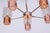 Metal Mid-Century Chandelier in Chrome, Steel, Copper, and Glass, Czech, 1960s For Sale - Image 7 of 11