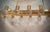 Mid-Century Modern Transparent Murano Glass and Brass Chandelier with Pendants, 2000s For Sale - Image 3 of 10