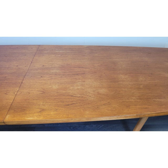Wood Vintage Danish Style Grand Dining Table, 1960s For Sale - Image 7 of 13