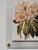 Paint Pink and Cream Flowers - Hand Textured Pink Flowers For Sale - Image 7 of 10