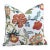 Designer Schumacher Hothouse Flowers Double Sided Feather/Down Pillow For Sale