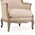 Pair of French Painted Bergères With New Upholstery, C. 1900 For Sale - Image 4 of 7