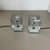 Metal Ice Cube Glass Table Lights from Peill & Putzler, Germany, 1970s, Set of 2 For Sale - Image 7 of 17