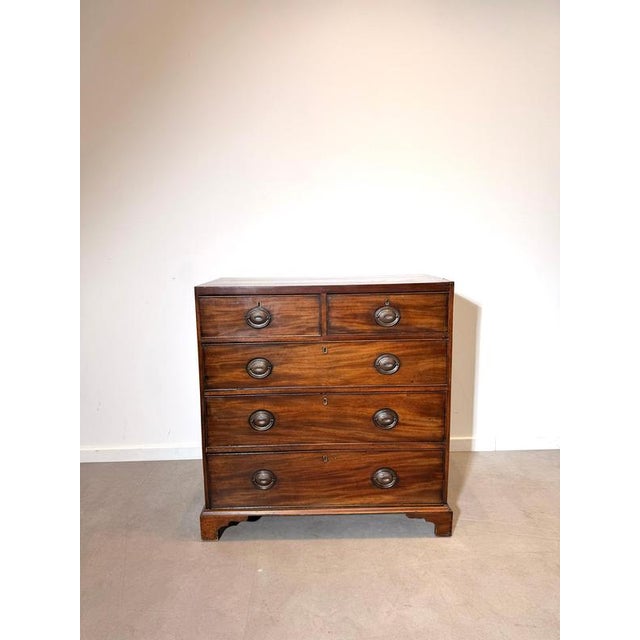 Antique Mahogany Chest of Drawers For Sale - Image 3 of 6