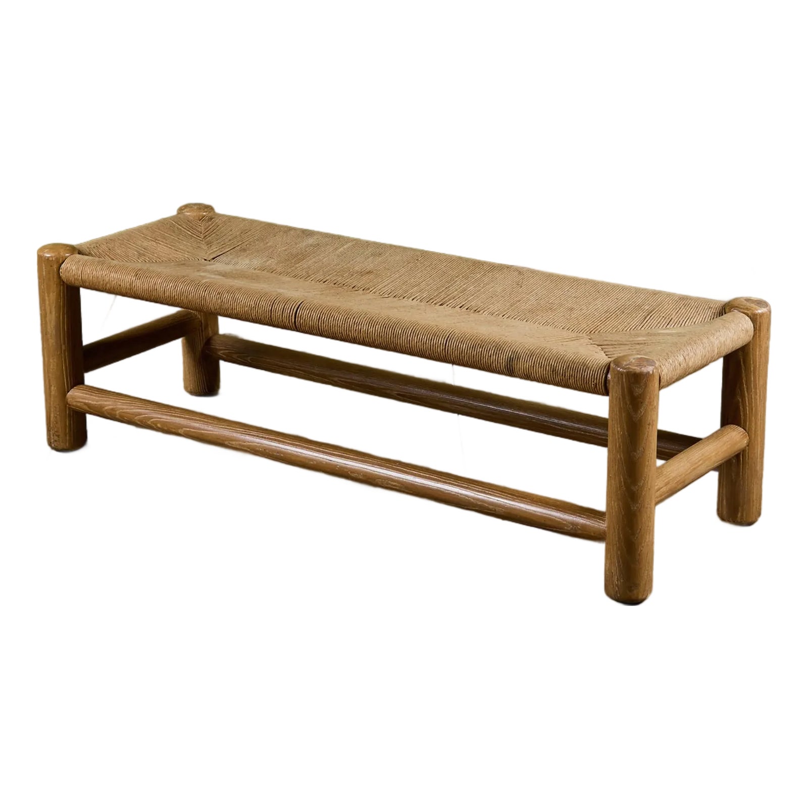 Wim Den Boon Woven Bench | Chairish