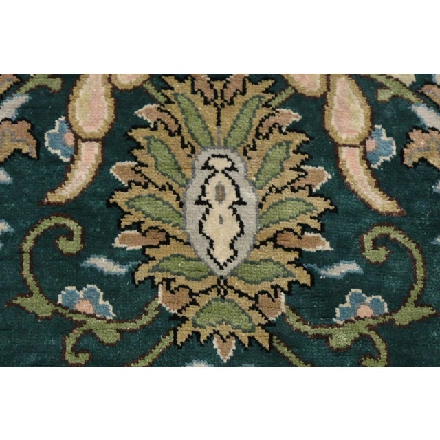 Late 20th Century Vintage Turkish Silk Hereke Rug 06'07 X 09'08 For Sale In Dallas - Image 6 of 10