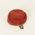 Gold Mid-Century Italian Brass and Red Suede Ashtray, 1950s For Sale - Image 8 of 11