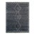 9x12 Talia Moroccan Charcoal Classic Diamond Modern Handknotted Wool Carpet Rug For Sale