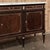Oxblood Red 19th Century French Louis XVI Mahogany Buffet With Carrara Marble Top For Sale - Image 8 of 18