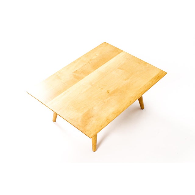 1960s Mid Century Vintage Paul McCobb Planner Group Maple Low Side Table — Winchendon For Sale - Image 5 of 6