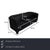 Modern Black Leather 2-Seater Sofas from Wittmann, Set of 2 For Sale - Image 3 of 12